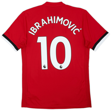 2017-18 Manchester United Home Shirt Ibrahimovic #10 (S)