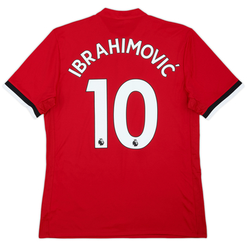 2017-18 Manchester United Home Shirt Ibrahimovic #10 (M)