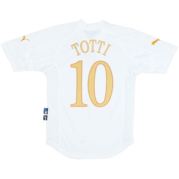 2004-06 Italy Away Shirt Totti #10 - 8/10 - (S)