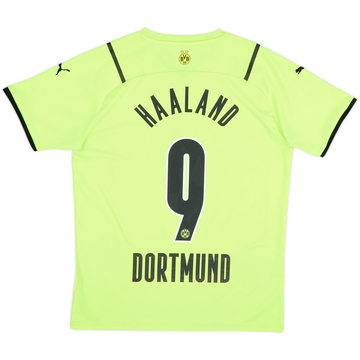 2021-22 Borussia Dortmund European Home Shirt Haaland #9 - 7/10 - (M)