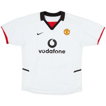 2002-03 Manchester United Away Shirt - 5/10 - (L.Boys)