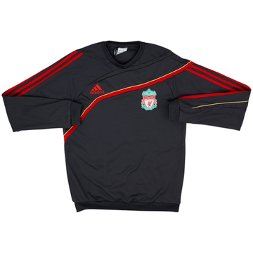 2009-10 Liverpool adidas Sweat Top - 8/10 - (S)