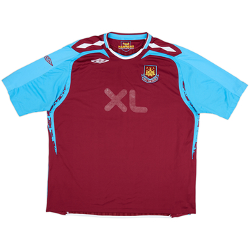 2007-08 West Ham Home Shirt - 4/10 - (3XL)
