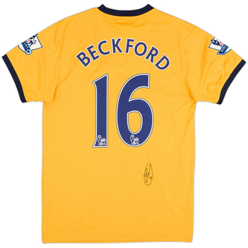 2011-12 Everton Signed Away Shirt Beckford #16 - 7/10 - (S)