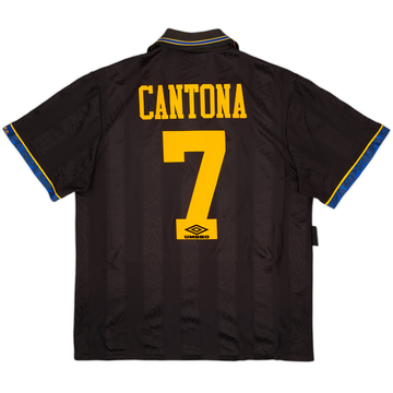 1993-95 Manchester United Away Shirt Cantona #7 - 8/10 - (L)