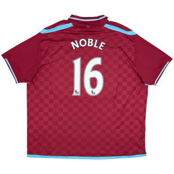 Camiseta de local del West Ham 2009-10 Noble #16 - 8/10 - (4XL)