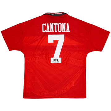 1994-96 Manchester United Home Shirt Cantona #7 - 7/10 - (L)