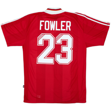 1995-96 Liverpool Home Shirt Fowler #23 - 6/10 - (L)