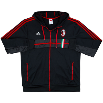 2012-13 AC Milan adidas Hooded Track Jacket - 8/10 - (XL)
