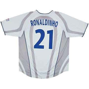 2001-02 Paris Saint-Germain Away Shirt Ronaldinho #21 - 5/10 - (XL)