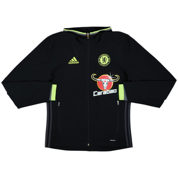 2016-17 Chelsea adidas Hooded Track Jacket - 5/10 - (S)