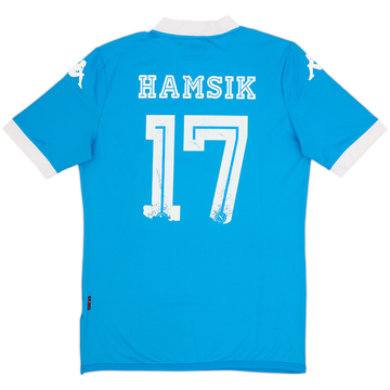 2015-16 Napoli Authentic Home Shirt Hamsik #17 - 4/10 - (L)