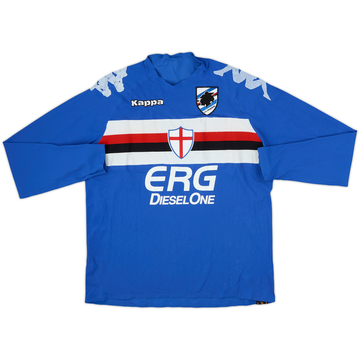 Camiseta de local versión jugador de manga larga del Sampdoria 2007-09 - 5/10 - (XL)