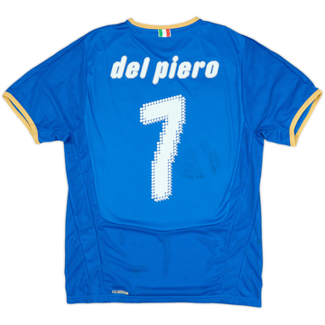 2007-08 Italy Home Shirt Del Piero #7 - 5/10 - (M)
