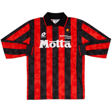 1993-94 AC Milan Home L/S Shirt - 9/10 - (M)