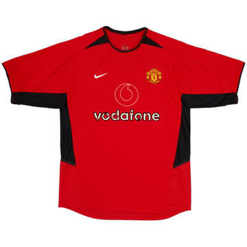 2002-04 Manchester United Home Shirt - 4/10 - (M)