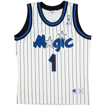 1993-98 Orlando Magic A.Hardaway #1 Champion Home Jersey - 8/10 - (M)