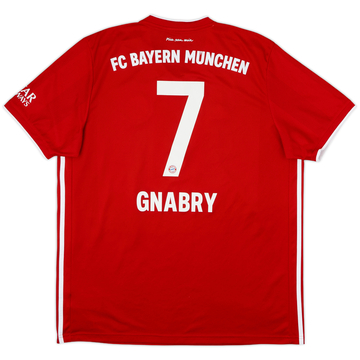 2020-21 Bayern Munich Home Shirt Gnabry #7 - 9/10 - (XL)