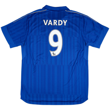 2016-17 Leicester Home Shirt Vardy #9 - 8/10 - (XL)