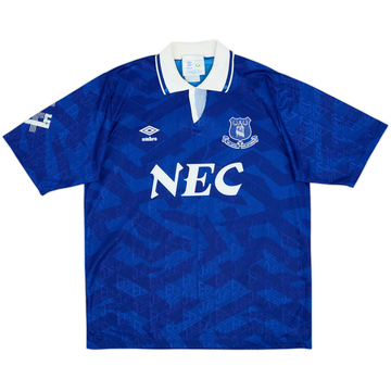 1991-93 Everton Home Shirt - 8/10 - (L)