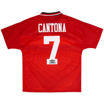 1994-96 Manchester United Home Shirt Cantona #7 - 8/10 - (M)