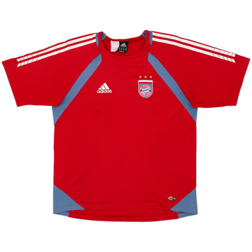 2005-06 Bayern Munich Signed adidas Training Shirt - 6/10 - (XL.Boys)