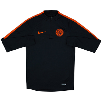 2016-17 Manchester City Nike 1/4 Zip Training Top - 8/10 - (S)