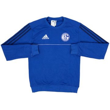 2017-18 Schalke adidas Sweat Top - 9/10 - (XS)