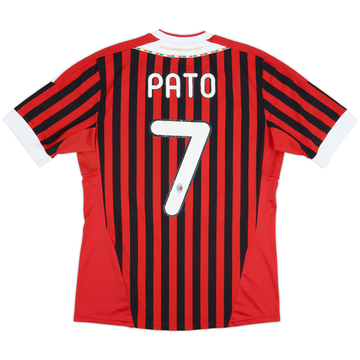 2011-12 AC Milan Home Shirt Pato #7 - 7/10 - (M)