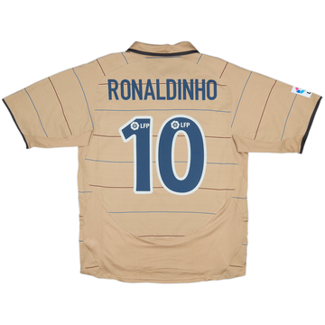 2003-05 Barcelona Away Shirt Ronaldinho #10 - 9/10 - (M)