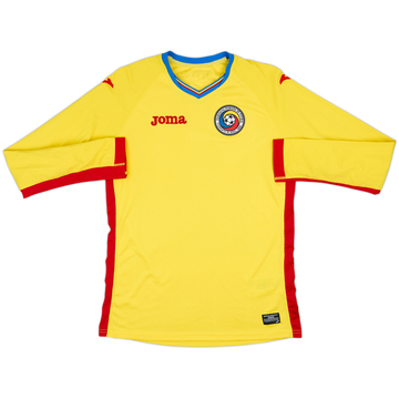 2016-17 Romania Home L/S Shirt - 8/10 - (M)