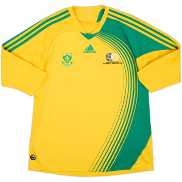 2007-09 South Africa Home L/S Shirt - 8/10 - (M)