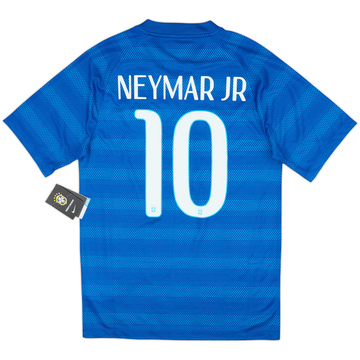 2014-15 Brazil Away Shirt Neymar Jr #10 (S)