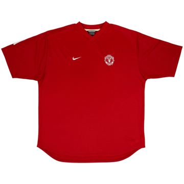 2002-03 Manchester United Nike Training Shirt - 9/10 - (XL)