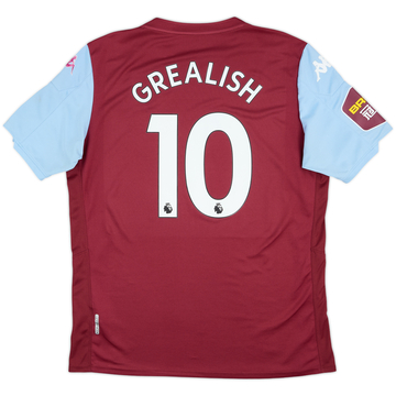 2019-20 Aston Villa Home Shirt Grealish #10 - 6/10 - (XL)