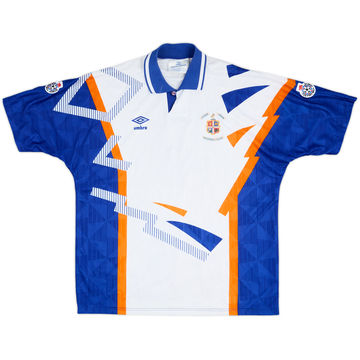 1991-92 Luton Town Home Shirt #6 - 8/10 - (L)