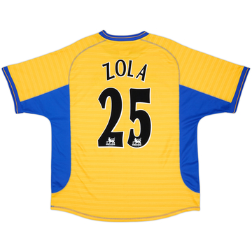 2000-01 Chelsea Away Shirt Zola #25 - 9/10 - (XL)