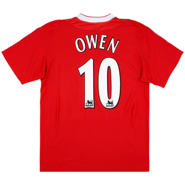 2002-04 Liverpool Home Shirt Owen #10 - 9/10 - (M)