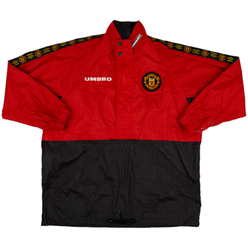 1996-97 Manchester United Umbro Rain Jacket - 8/10 - (M)