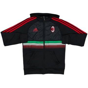 2011-12 AC Milan adidas Hooded Track Jacket - 8/10 - (S)