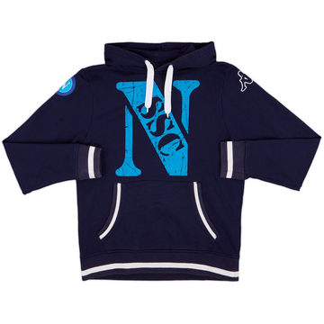 2015-16 Napoli Kappa Hooded Sweat Top - 7/10 - (M)