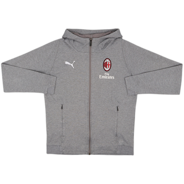 2018-19 AC Milan Puma Hooded Track Jacket - 9/10 - (L)