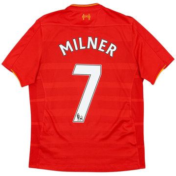 2016-17 Liverpool Home Shirt Milner #7 - 9/10 - (XL.Boys)