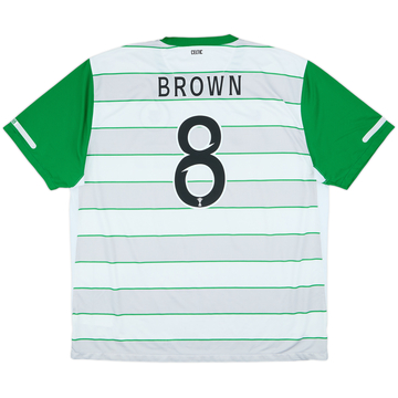 2011-12 Celtic Away Shirt Brown #8 - 8/10 - (XXL)