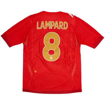 2006-08 England Away Shirt Lampard #8 - 8/10 - (M)
