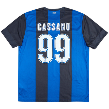 Camiseta de local del Inter Milan 2012-13 Cassano #99 - 5/10 - (XL)