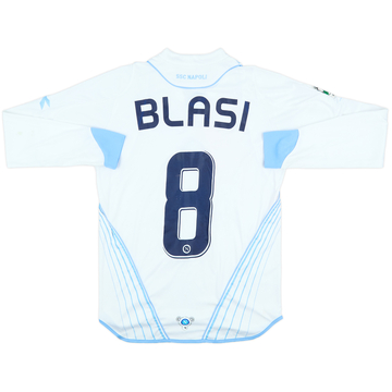 2007-08 Napoli Match Issue Third L/S Shirt Blasi #8