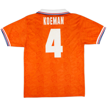 1994 Netherlands Home Shirt Koeman #4 - 8/10 - (L)
