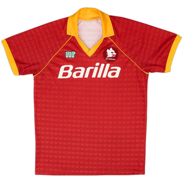 1990-91 Roma Home Shirt - 9/10 - (L)