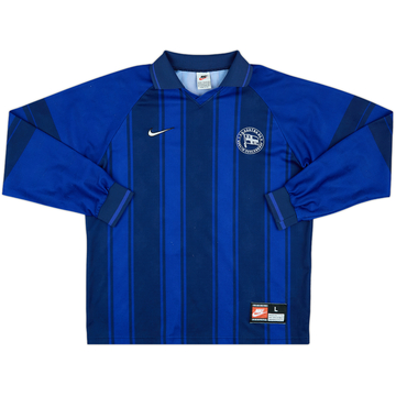 1997-98 Hertha Zehlendorf Match Issue Home L/S Shirt #11